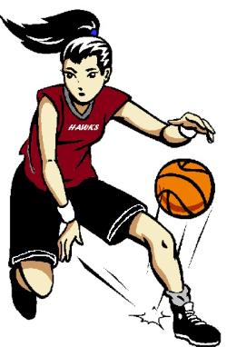Girl Basketball Player Clipar - Girls Basketball Clipart
