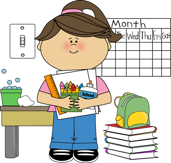 Girl Classroom Job Subsitute - Free Classroom Clipart