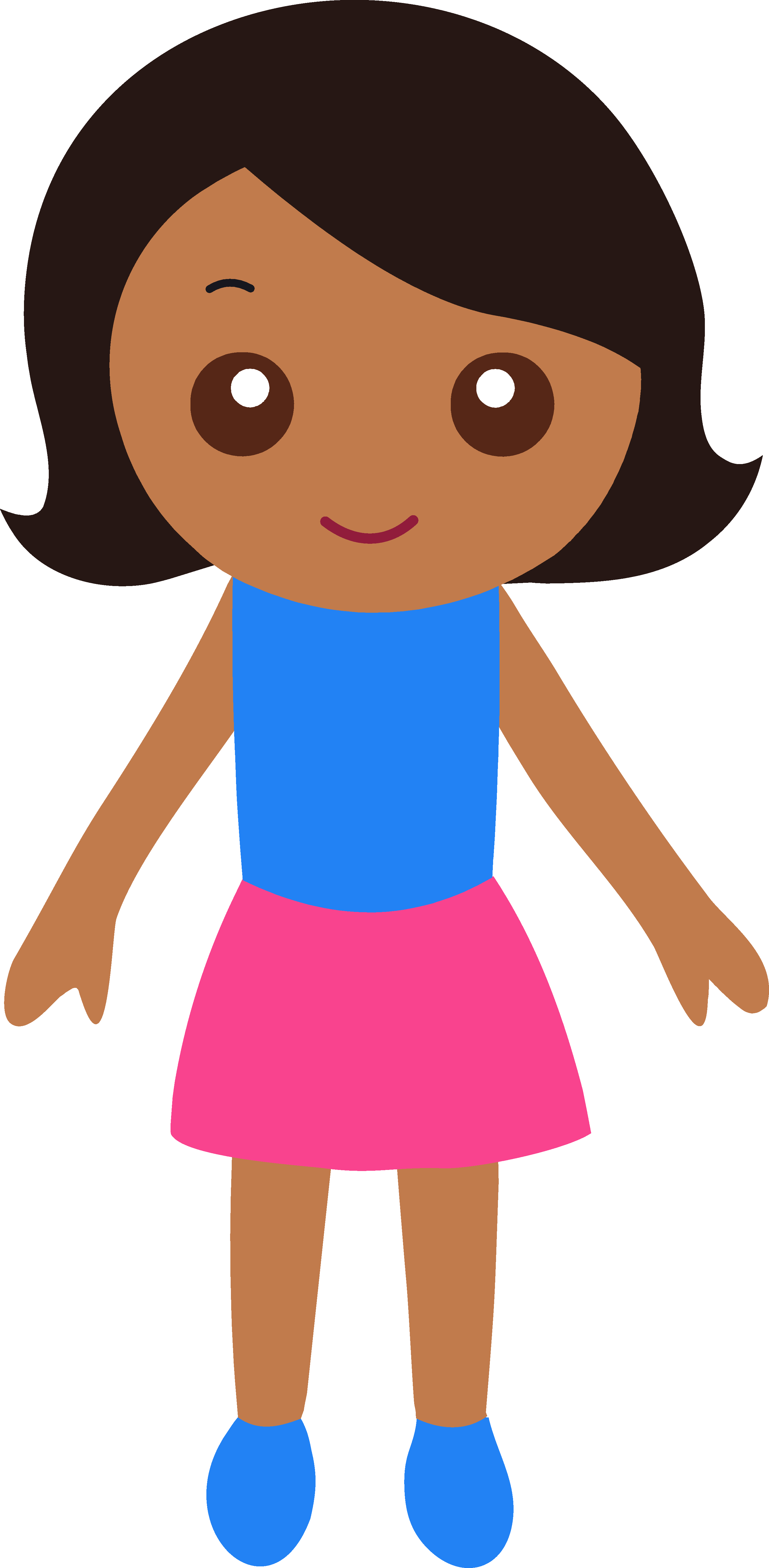 girl clipart - Clipart Little Girl