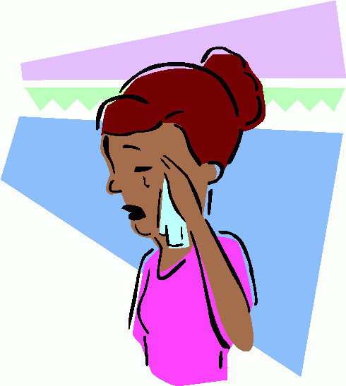Girl Crying Clip Art