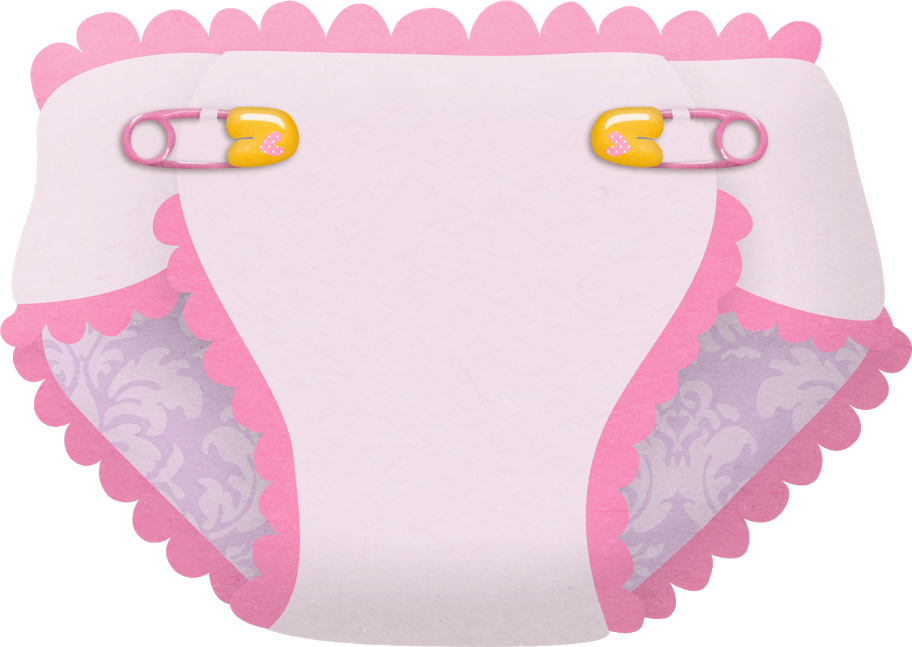 Girl diaper clip art related  - Baby Diaper Clipart