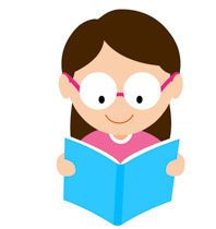 Girl Reading Clipart Size: 63 Kb