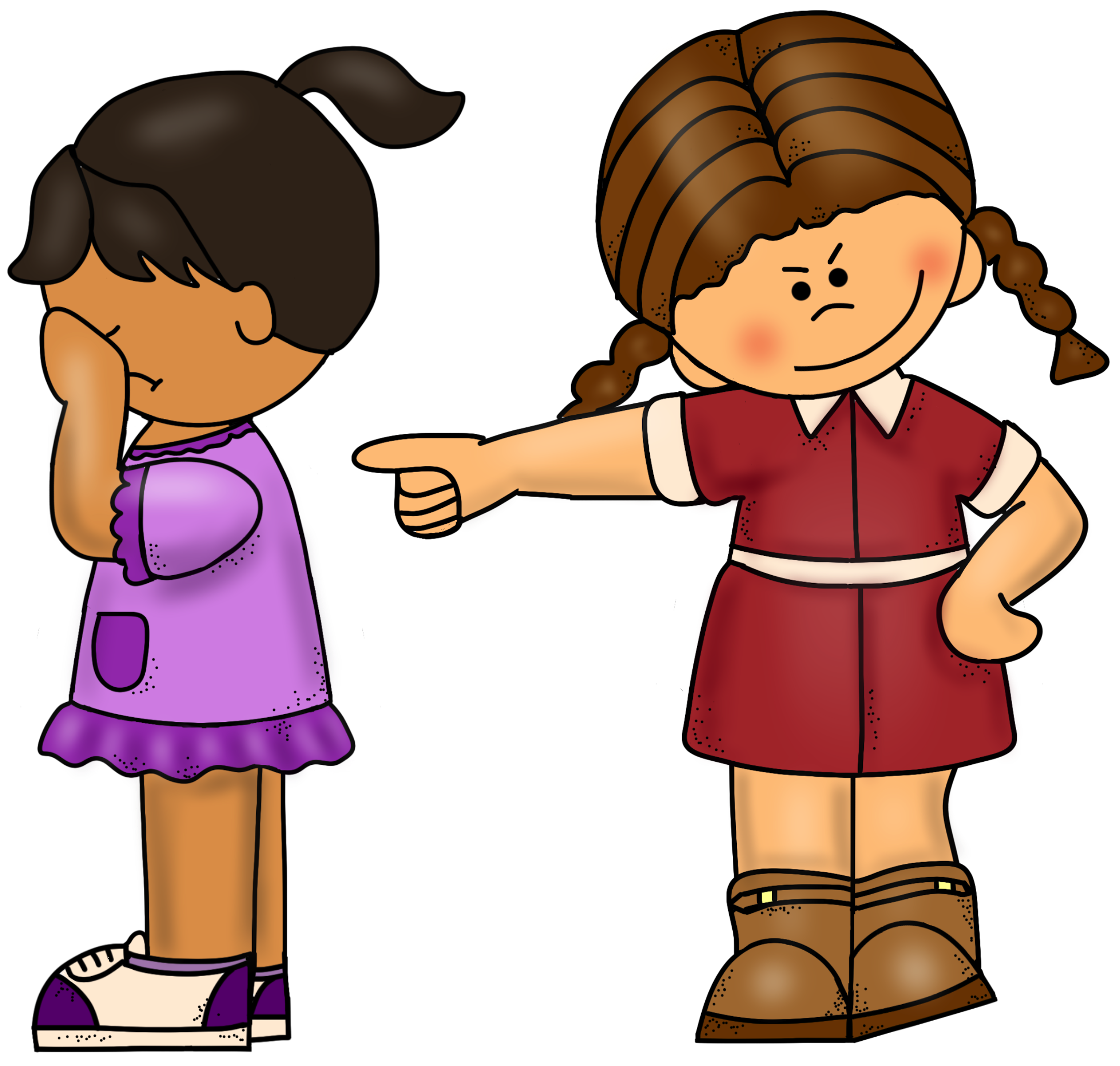 Stop Bullying Clipart Kid