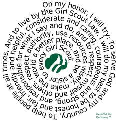 girl scout law SWAPS - Google Search