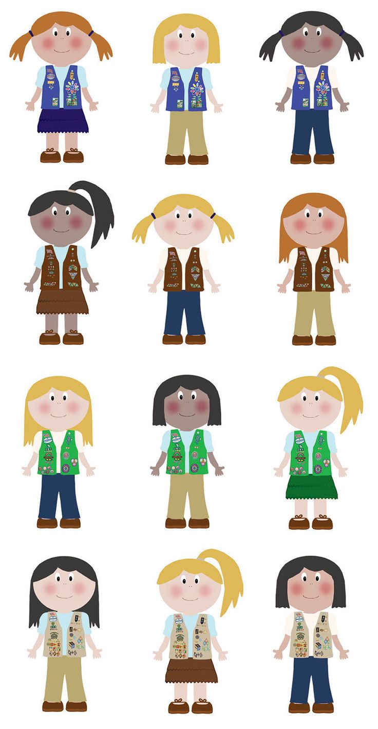 Girl Scout Leader - Free Girl Scout Clip Art