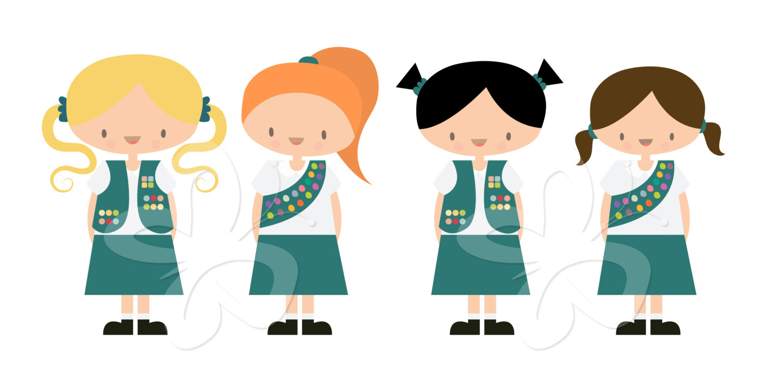 Girl Scouts Clip Art Clipart  - Girl Scout Clipart