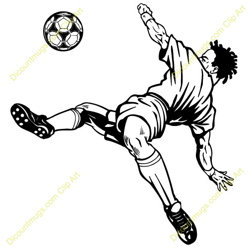 Girl Soccer Kick Clipart - Soccer Images Clip Art