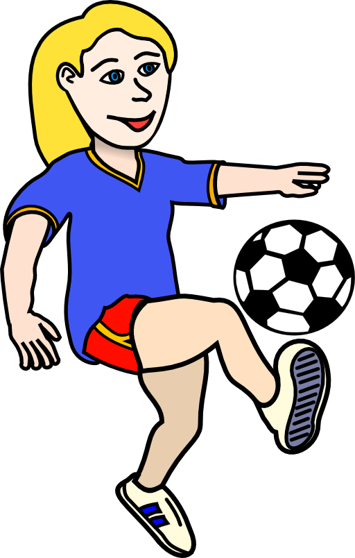 Girl Soccer Player Clipart Free Clipart Images
