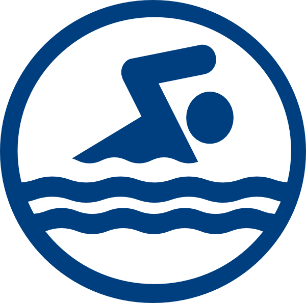 Swimming swimmer vector clip 