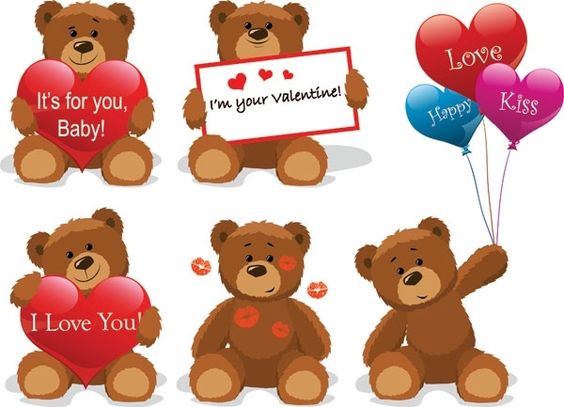 Girl Teddy Bear Clip Art | Love for teddy bear clip art Free vector in Encapsulated