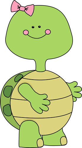 Girl Turtle - Clip Art Turtles