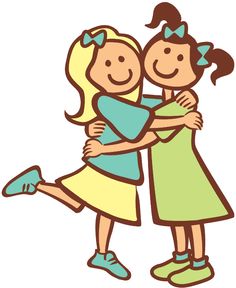 Girlfriends cliparts - Sisters Clipart