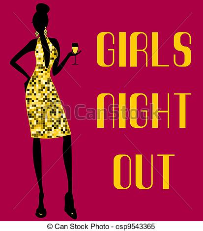 11 Clip Art Girls Night Out F