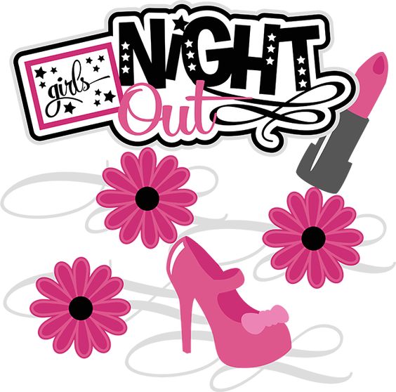 Girls Night Out SVG Scrapbook Collection girls night svg scrapbook files lipstick svg file