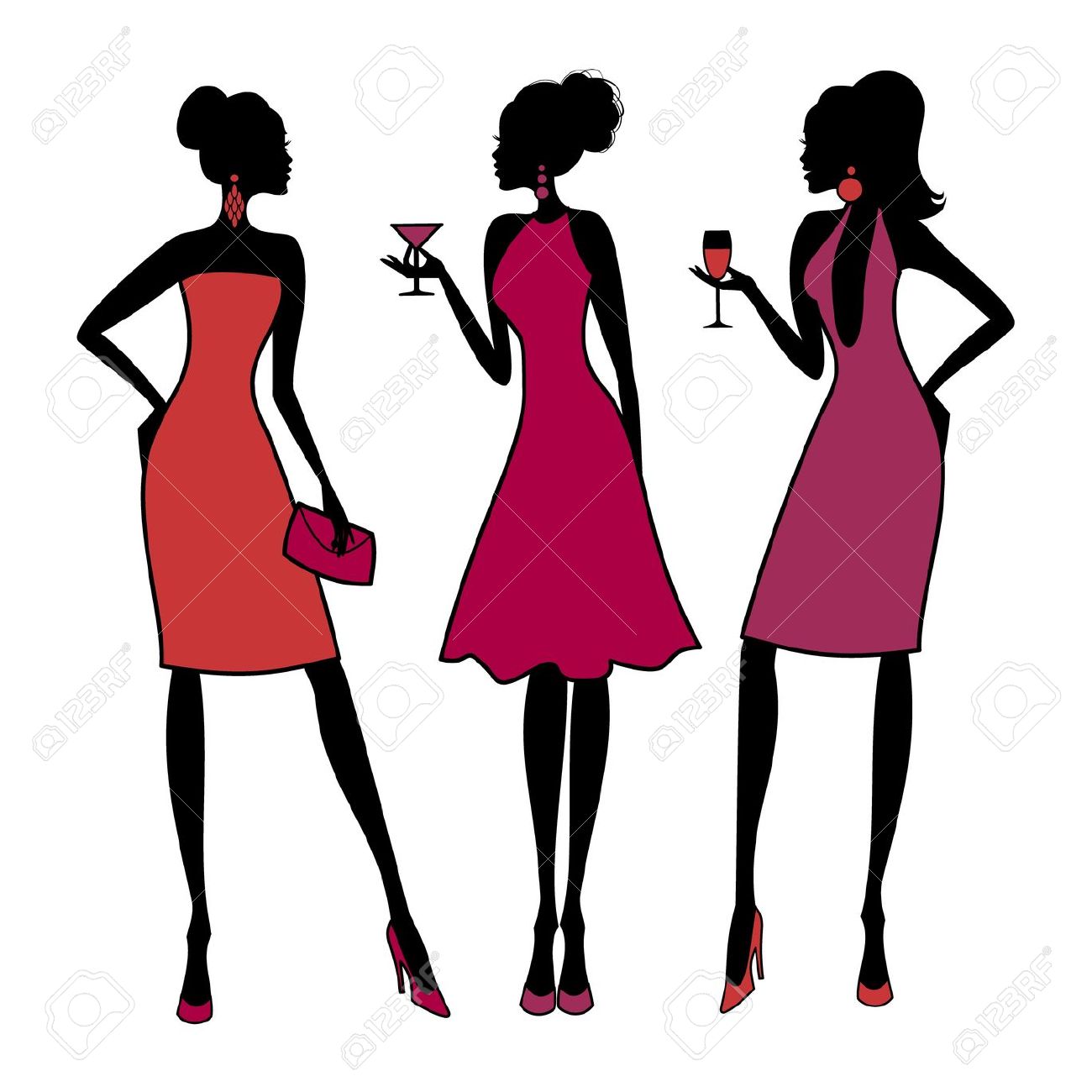 ... Girls Night Out Clipart .