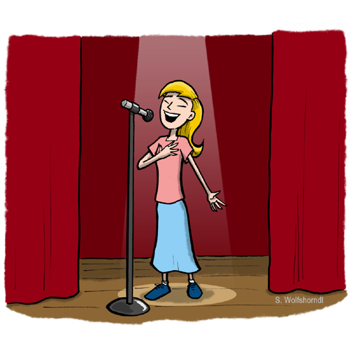 Talent Show Tryouts Clipart #