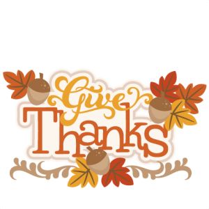 Give Thanks SVG - Clipart Of Thanksgiving