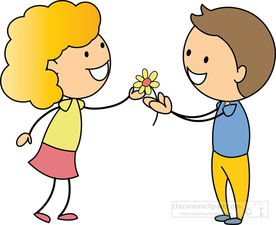 Giving A Gift Clipart Clipart