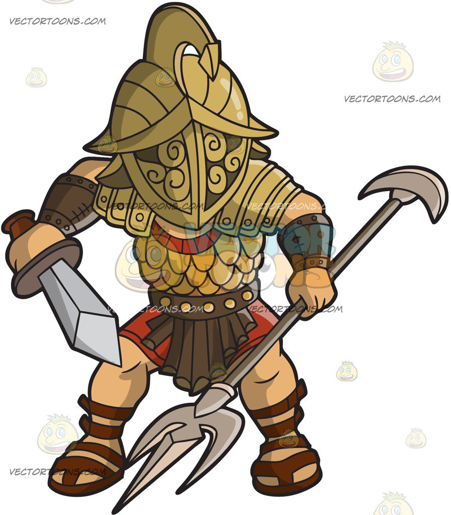 Illustration Of Spartan Gladi