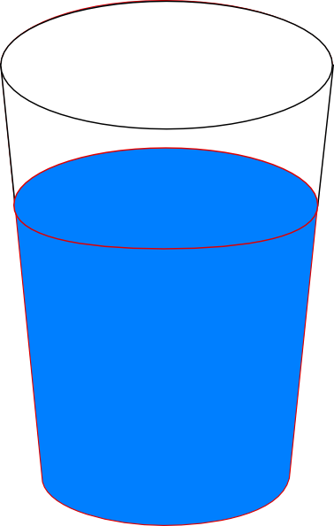 glass of water clipart - Cup Of Water Clipart