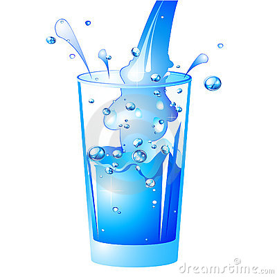 empty water cup clipart