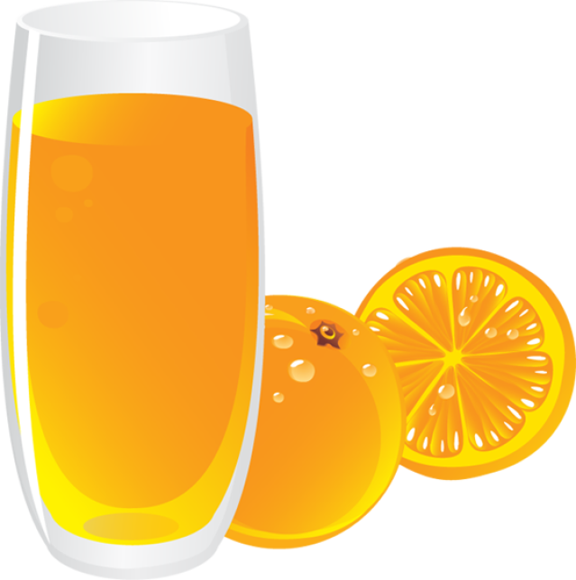 Glass of orange juice clipart - Orange Juice Clipart