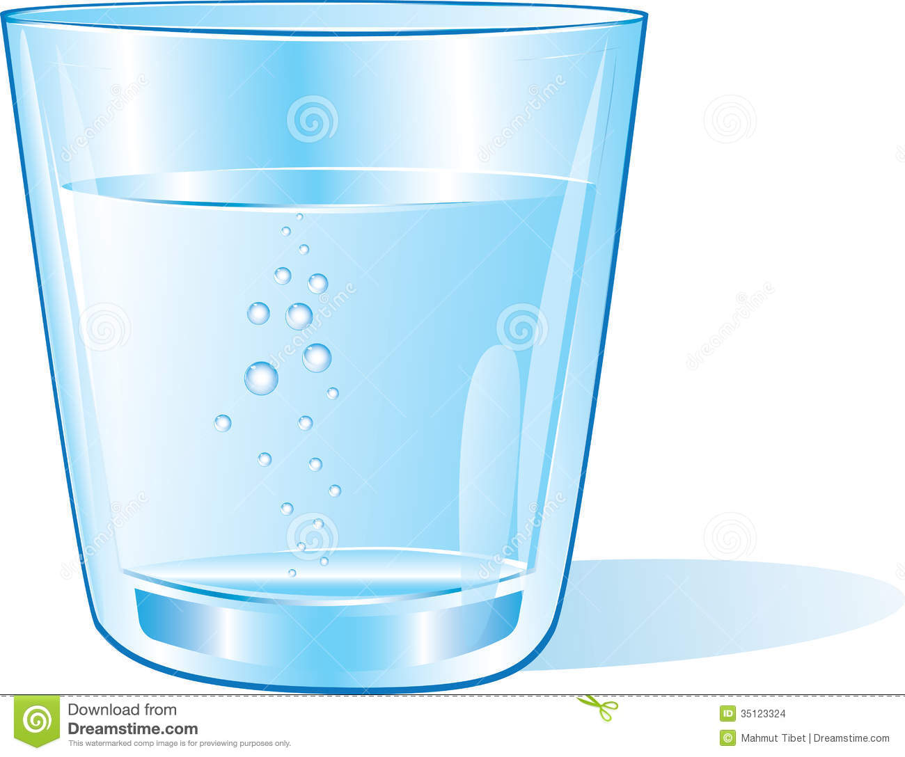 Glass of Water Clip Art - Glass Of Water Clip Art