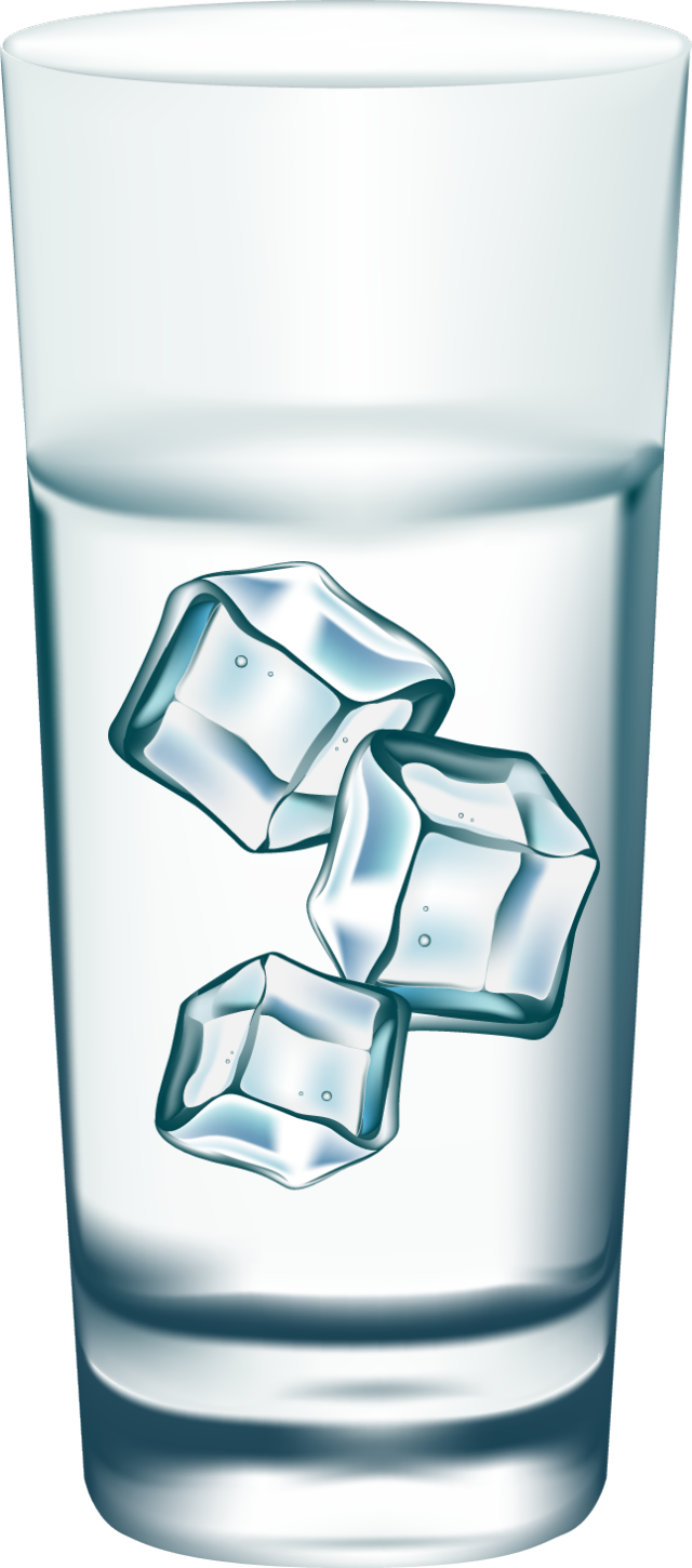 Glass of water cup of water . - Glass Of Water Clipart