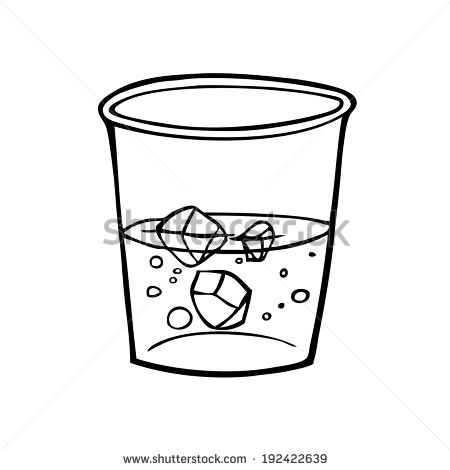 black and white water clipart