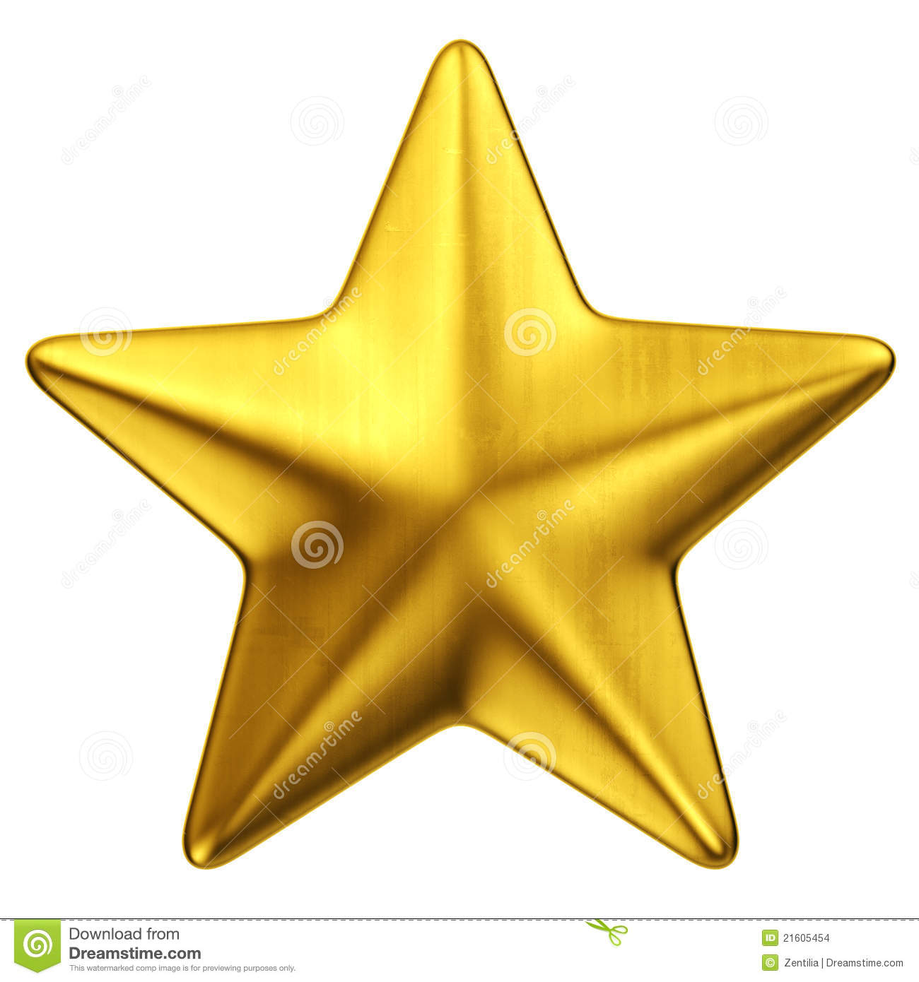 Glitter Gold Star Clipart