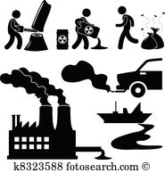 Global Warming Pollution Green Icon