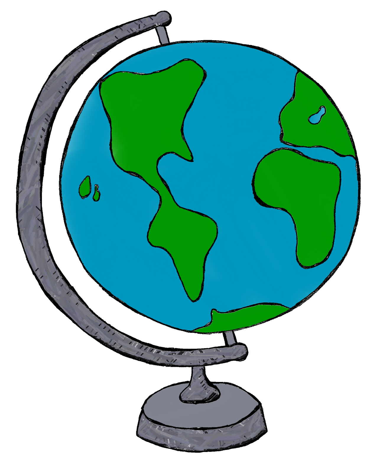 School Globe PNG Image