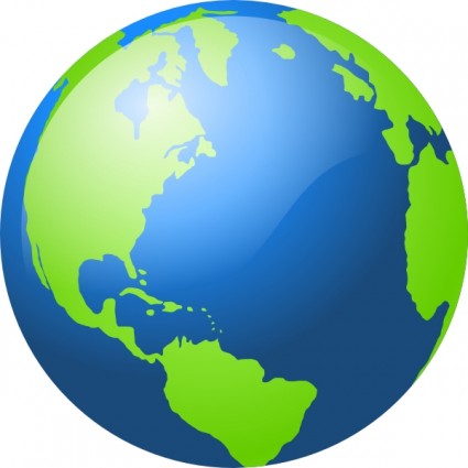 Globe earth clipart black and - Globe Clipart