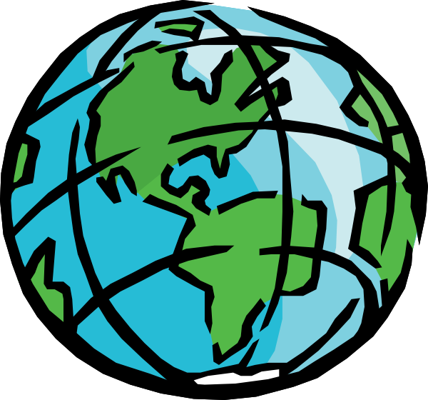 Globe earth clip art 2