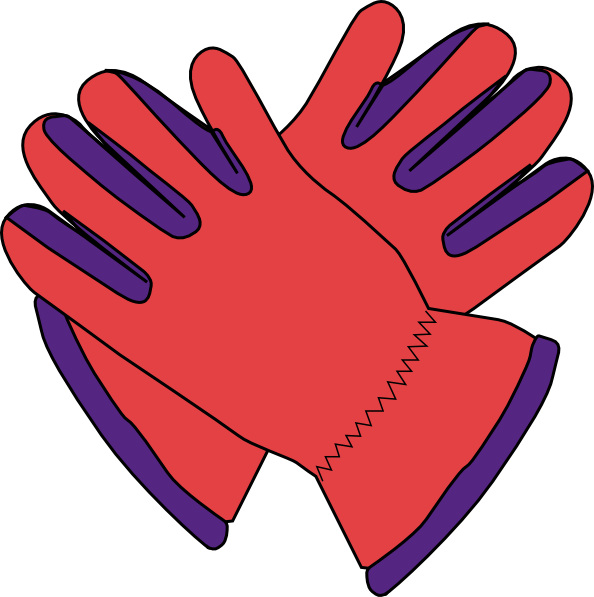 Gloves Clipart Image: A Pair 