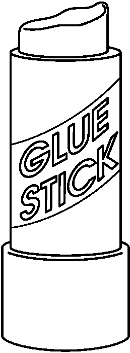 Glue Stick Clipart Black And White Index Of Ces Clipart Carson Glue