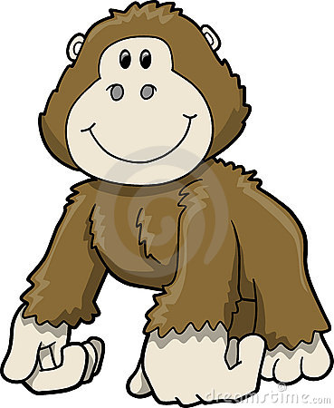 Royalty Free Gorilla Clip Art