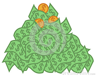 Go Back Gallery For Pile Of Money Clipart