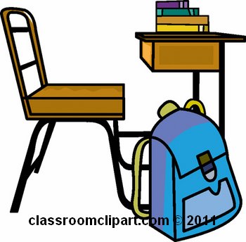 Student At Desk Clipart