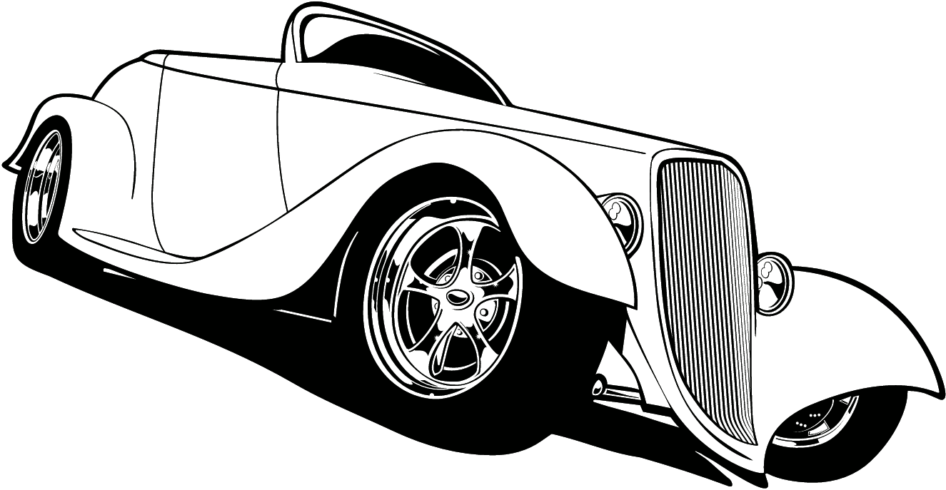 Go Back Images For Classic Ca - Classic Car Clip Art