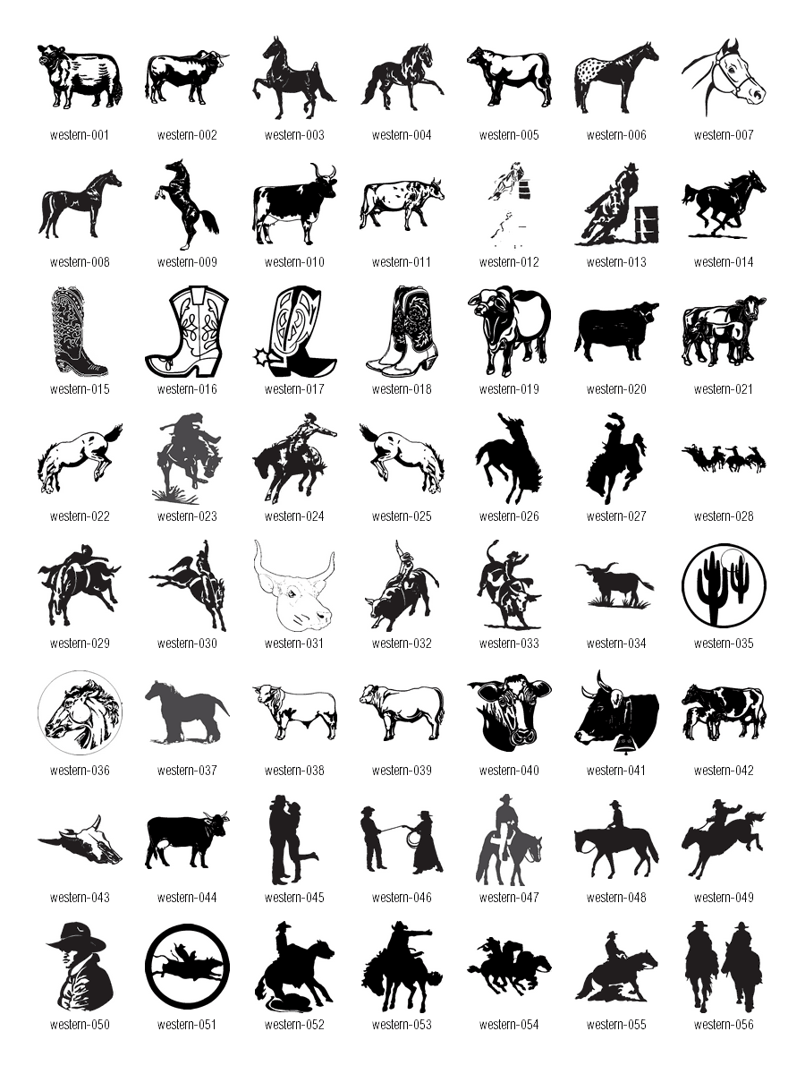 Cowboy clip art country and w