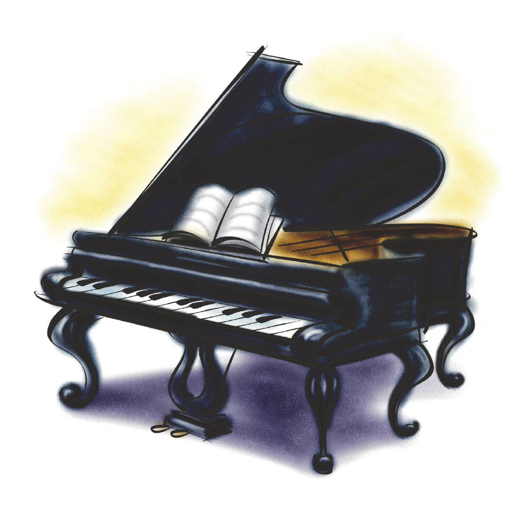 Piano Clip Art Cartoon Piano 