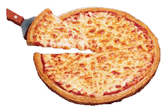 Cheese Pizza Vector .