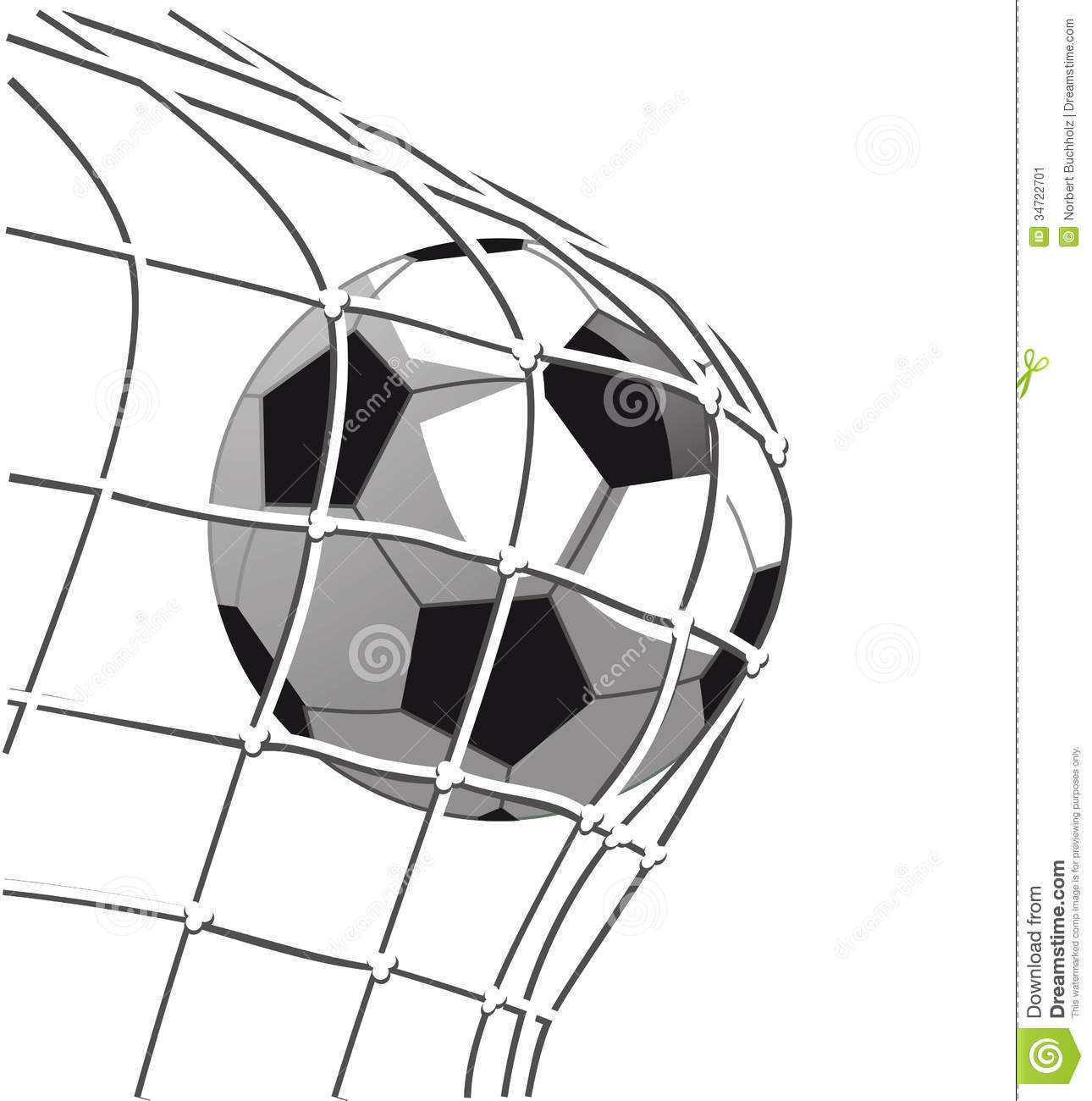 soccer goal clipart black and