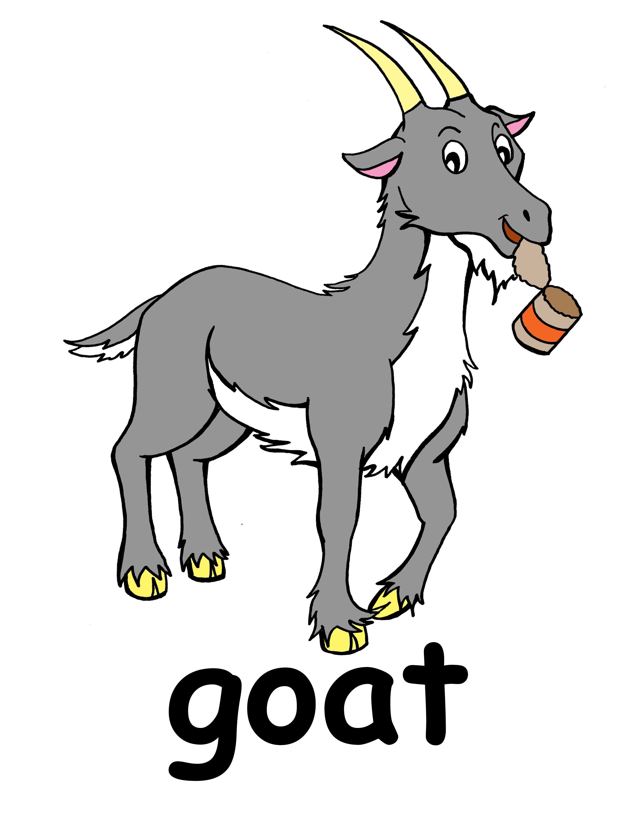 Goat Clip Art Cartoon Goat Clip Art Mountain Goat Clip Art Goat