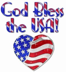 God bless the usa patriotic clipart