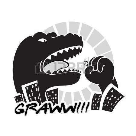 ... Godzilla phone clipart - 