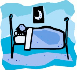 Going to bed clipart .