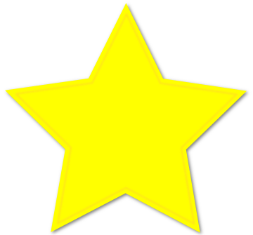 gold star border clipart - Yellow Star Clip Art