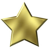 Gold star clipart images - .